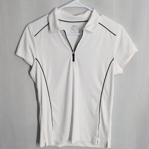 NWOT Slazenger golf Women's White Short Sleeve Polo